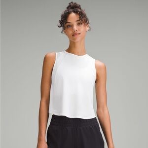 lululemon athletica White Crop Top NWT